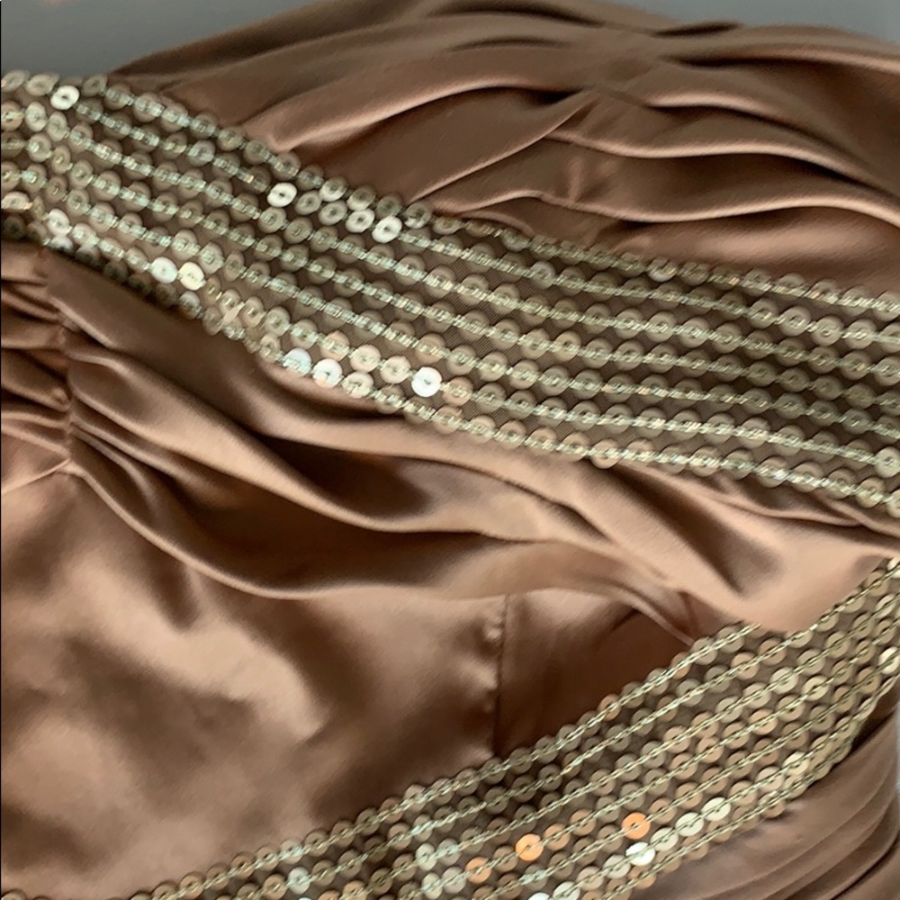 Arden B Gold Dress Size Small - Picture 7 of 7